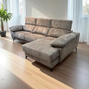 Sofá tipo cama con canapé cabecero arriba